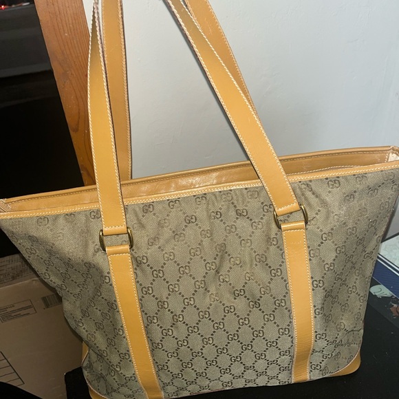 Gucci Monogram Tote Bag - Beige color - Picture 2 of 16